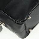 PRADA Shoulder Bag Nylon Leather Black Silver Auth yk20181V-8