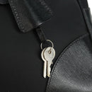 PRADA Shoulder Bag Nylon Leather Black Silver Auth yk20181V-18