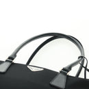 PRADA Shoulder Bag Nylon Leather Black Silver Auth yk20181V-14