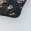 Christian Dior Trotter Canvas Hajime Sorayama Clutch Bag Nylon Navy Original yk20185-15