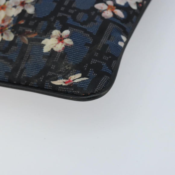 Christian Dior Trotter Canvas Hajime Sorayama Clutch Bag Nylon Navy Original yk20185