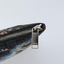Christian Dior Trotter Canvas Hajime Sorayama Clutch Bag Nylon Navy Original yk20185-8