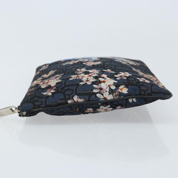 Christian Dior Trotter Canvas Hajime Sorayama Clutch Bag Nylon Navy Original yk20185