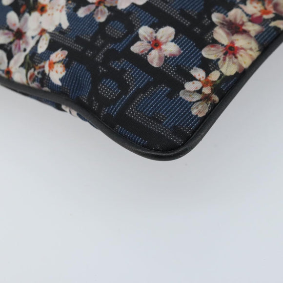 Christian Dior Trotter Canvas Hajime Sorayama Clutch Bag Nylon Navy Original yk20185