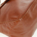 FENDI Mamma Baguette Shoulder Bag Leather Brown Auth yk20189SAV-15