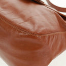 FENDI Mamma Baguette Shoulder Bag Leather Brown Auth yk20189SAV-16