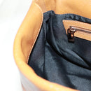 FENDI Mamma Baguette Shoulder Bag Leather Brown Auth yk20189SAV-24