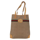 GUCCI Micro GG Supreme Web Sherry Line Bag PVC Beige 002 904 0131 Auth yk20192A-13