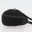 GUCCI GG Canvas Web Sherry Line Shoulder Bag Black Gold 10 02 056 Auth yk20193A-3