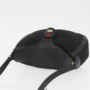 GUCCI GG Canvas Web Sherry Line Shoulder Bag Black Gold 10 02 056 Auth yk20193A-6