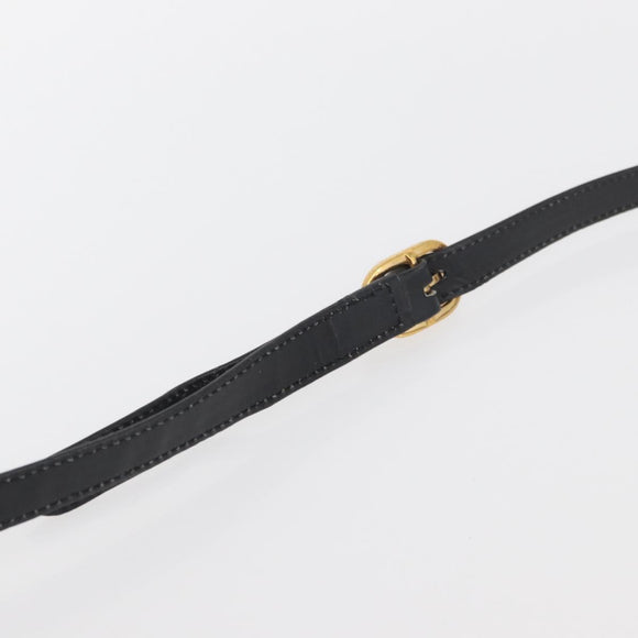 GUCCI GG Canvas Web Sherry Line Shoulder Bag Black Gold 10 02 056 Auth yk20193A