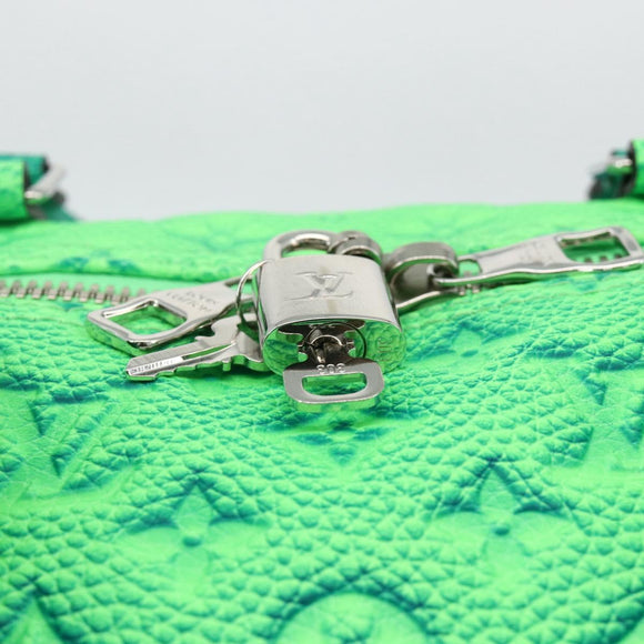 LOUIS VUITTON Illusion Keepall Bandouliere 50 Bag Green M59712 LV Auth yk20200SM
