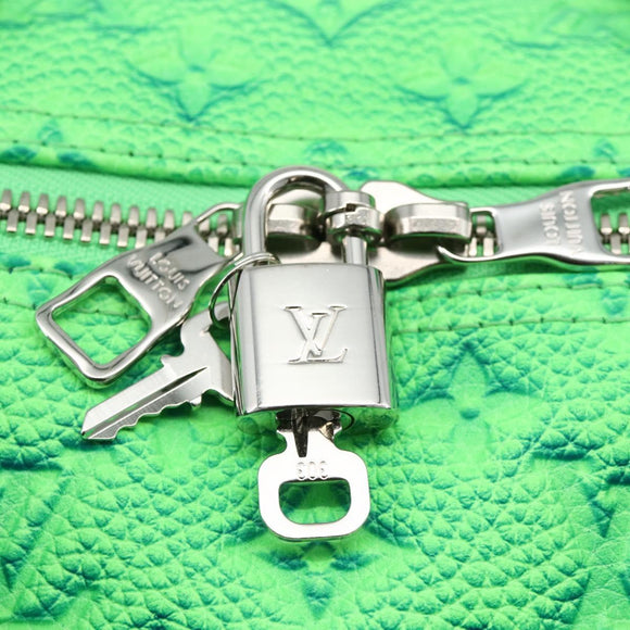 LOUIS VUITTON Illusion Keepall Bandouliere 50 Bag Green M59712 LV Auth yk20200SM