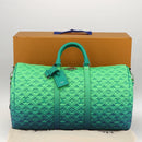 LOUIS VUITTON Illusion Keepall Bandouliere 50 Bag Green M59712 LV Auth yk20200SM-12