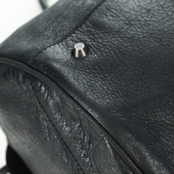 BALENCIAGA Classic Polo Hand Bag Leather Black 248408 Auth yk20201SAM