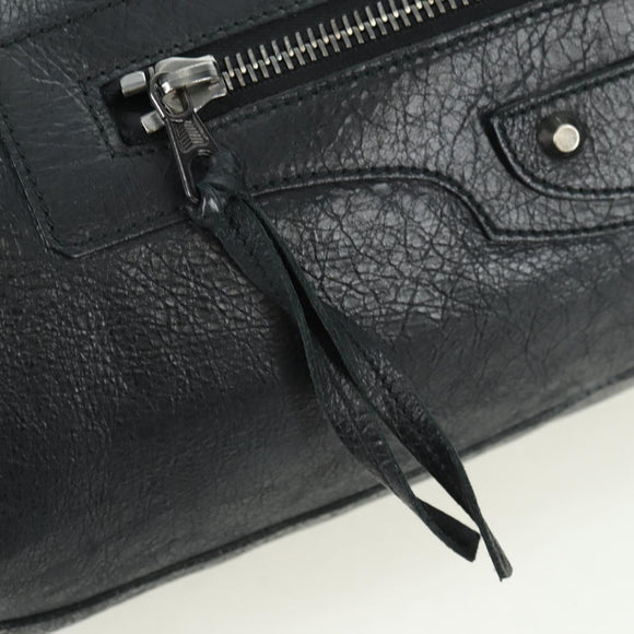 BALENCIAGA Classic Polo Hand Bag Leather Black 248408 Auth yk20201SAM