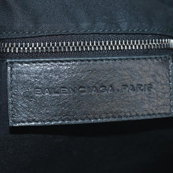 BALENCIAGA Classic Polo Hand Bag Leather Black 248408 Auth yk20201SAM