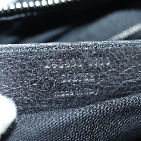 BALENCIAGA Classic Polo Hand Bag Leather Black 248408 Auth yk20201SAM