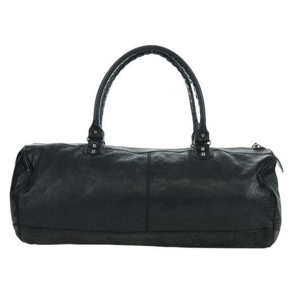 BALENCIAGA Classic Polo Hand Bag Leather Black 248408 Auth yk20201SAM