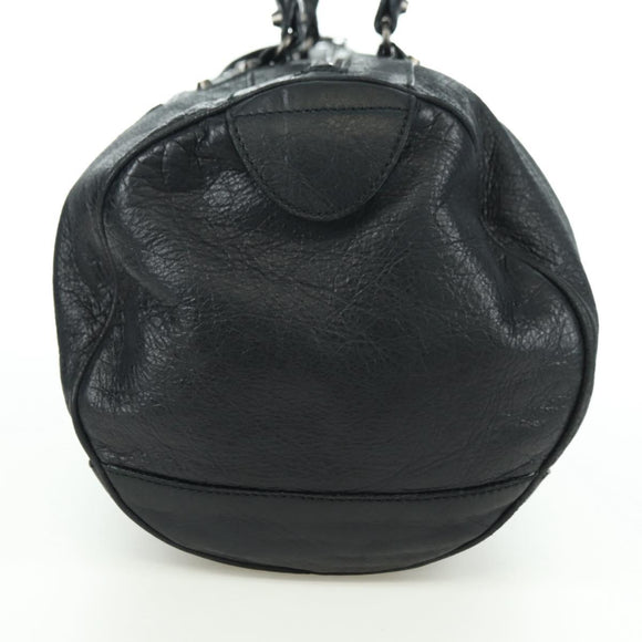 BALENCIAGA Classic Polo Hand Bag Leather Black 248408 Auth yk20201SAM