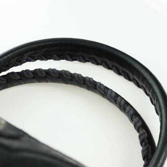 BALENCIAGA Classic Polo Hand Bag Leather Black 248408 Auth yk20201SAM