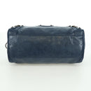 BALENCIAGA The Twiggy Hand Bag Leather 2way Navy 128523 Auth yk20202SAM-5