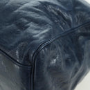 BALENCIAGA The Twiggy Hand Bag Leather 2way Navy 128523 Auth yk20202SAM-18