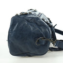 BALENCIAGA The Twiggy Hand Bag Leather 2way Navy 128523 Auth yk20202SAM-4