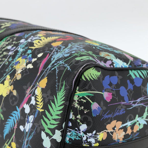 LOUIS VUITTON Eclipse Floral Keepall Bandouliere 50 Bag M45062 LV Auth yk20204SM