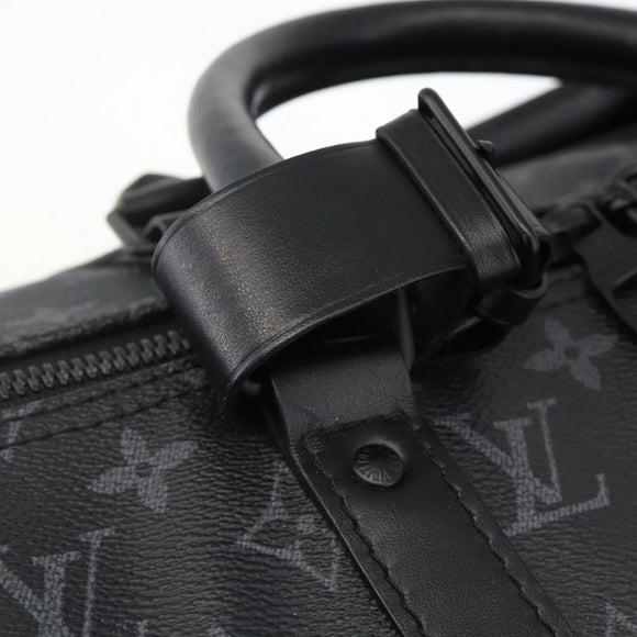 LOUIS VUITTON Eclipse Floral Keepall Bandouliere 50 Bag M45062 LV Auth yk20204SM