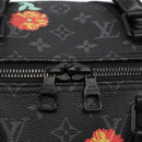 LOUIS VUITTON Eclipse Floral Keepall Bandouliere 50 Bag M45062 LV Auth yk20204SM-24