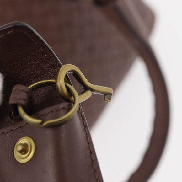 BOTTEGA VENETA INTRECCIATO Hand Bag Leather Brown Gold 173398 Auth yk20211SAV