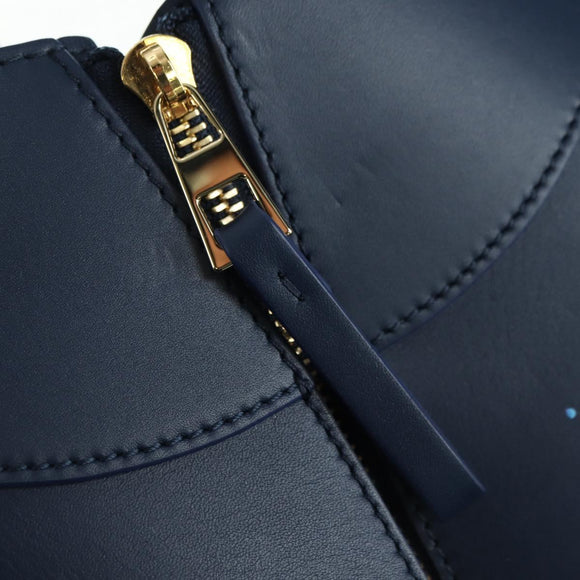 LOEWE Ghibli Collaboration Hammock Small Bag Leather Navy Auth yk20214SM