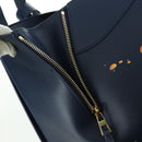 LOEWE Ghibli Collaboration Hammock Small Bag Leather Navy Auth yk20214SM-25