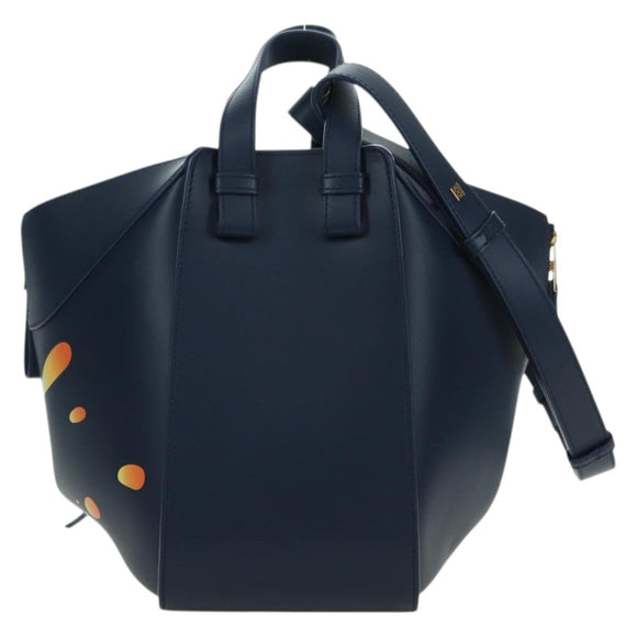 LOEWE Ghibli Collaboration Hammock Small Bag Leather Navy Auth yk20214SM