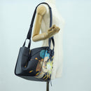 LOEWE Ghibli Collaboration Hammock Small Bag Leather Navy Auth yk20214SM-31