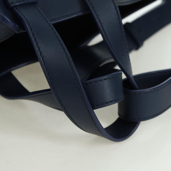 LOEWE Ghibli Collaboration Hammock Small Bag Leather Navy Auth yk20214SM