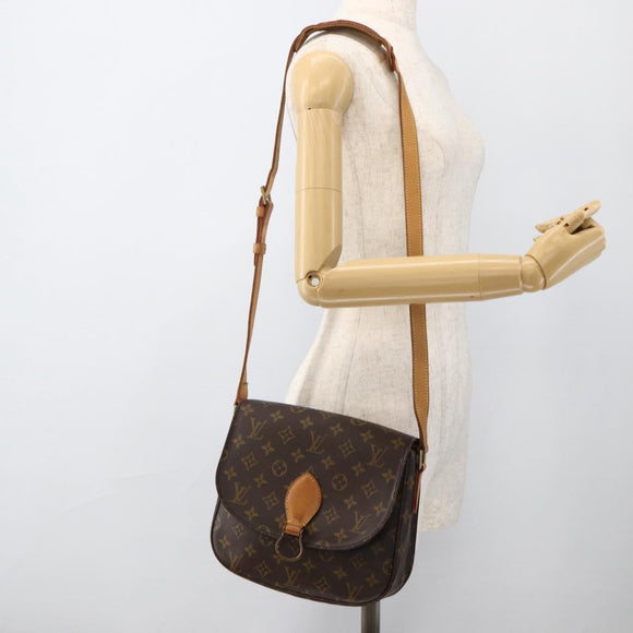 LOUIS VUITTON Monogram Saint Cloud GM Shoulder Bag M51242 LV Auth yk20215