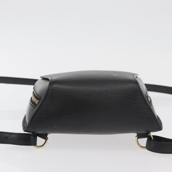 LOUIS VUITTON Epi Mabillon Backpack Black M52232 LV Auth yk20224