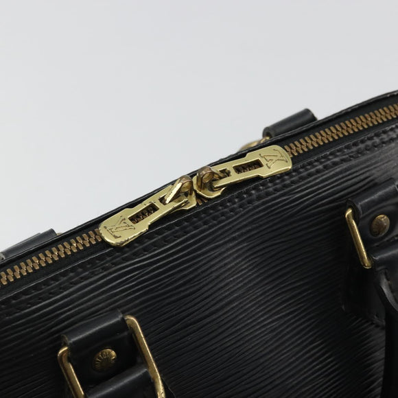 LOUIS VUITTON Epi Alma Hand Bag Noir Black M52142 LV Auth yk20225A
