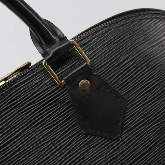 LOUIS VUITTON Epi Alma Hand Bag Noir Black M52142 LV Auth yk20225A