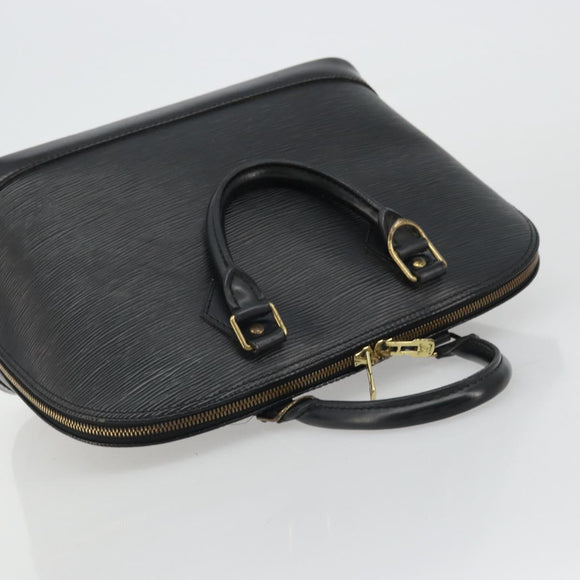 LOUIS VUITTON Epi Alma Hand Bag Noir Black M52142 LV Auth yk20225A