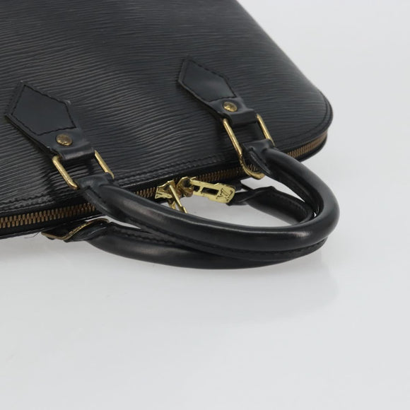 LOUIS VUITTON Epi Alma Hand Bag Noir Black M52142 LV Auth yk20225A
