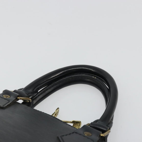 LOUIS VUITTON Epi Alma Hand Bag Noir Black M52142 LV Auth yk20225A