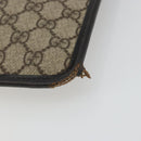 GUCCI GG Canvas Shoulder Bag PVC Beige Silver 27639 Auth yk20236-12