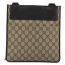 GUCCI GG Canvas Shoulder Bag PVC Beige Silver 27639 Auth yk20236-2