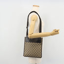 GUCCI GG Canvas Shoulder Bag PVC Beige Silver 27639 Auth yk20236-23