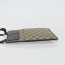 GUCCI GG Canvas Shoulder Bag PVC Beige Silver 27639 Auth yk20236-5