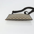 GUCCI GG Canvas Shoulder Bag PVC Beige Silver 27639 Auth yk20236-9