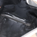 FENDI Pecan Canvas Boston Bag PVC Brown Black Auth yk20237-20